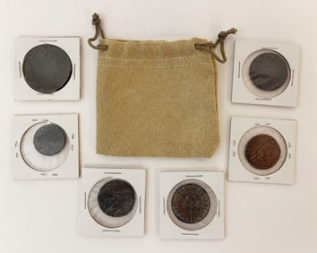 HALF DOZEN RESTRUCK REENACTMENT COINS