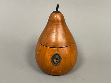 PEAR FORM TEA CADDY