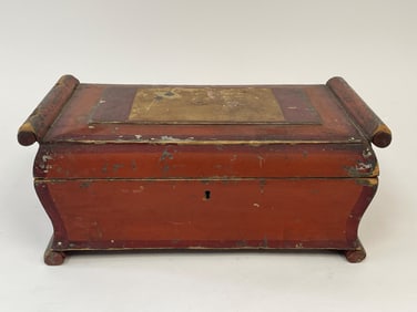 PAINTED DOCUMENT BOX