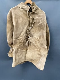 17THC STYLE BUFF LEATHER REENACTORS COAT