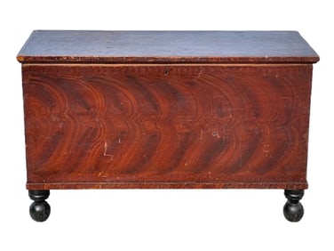 18THC WILLIAM & MARY BLANKET CHEST