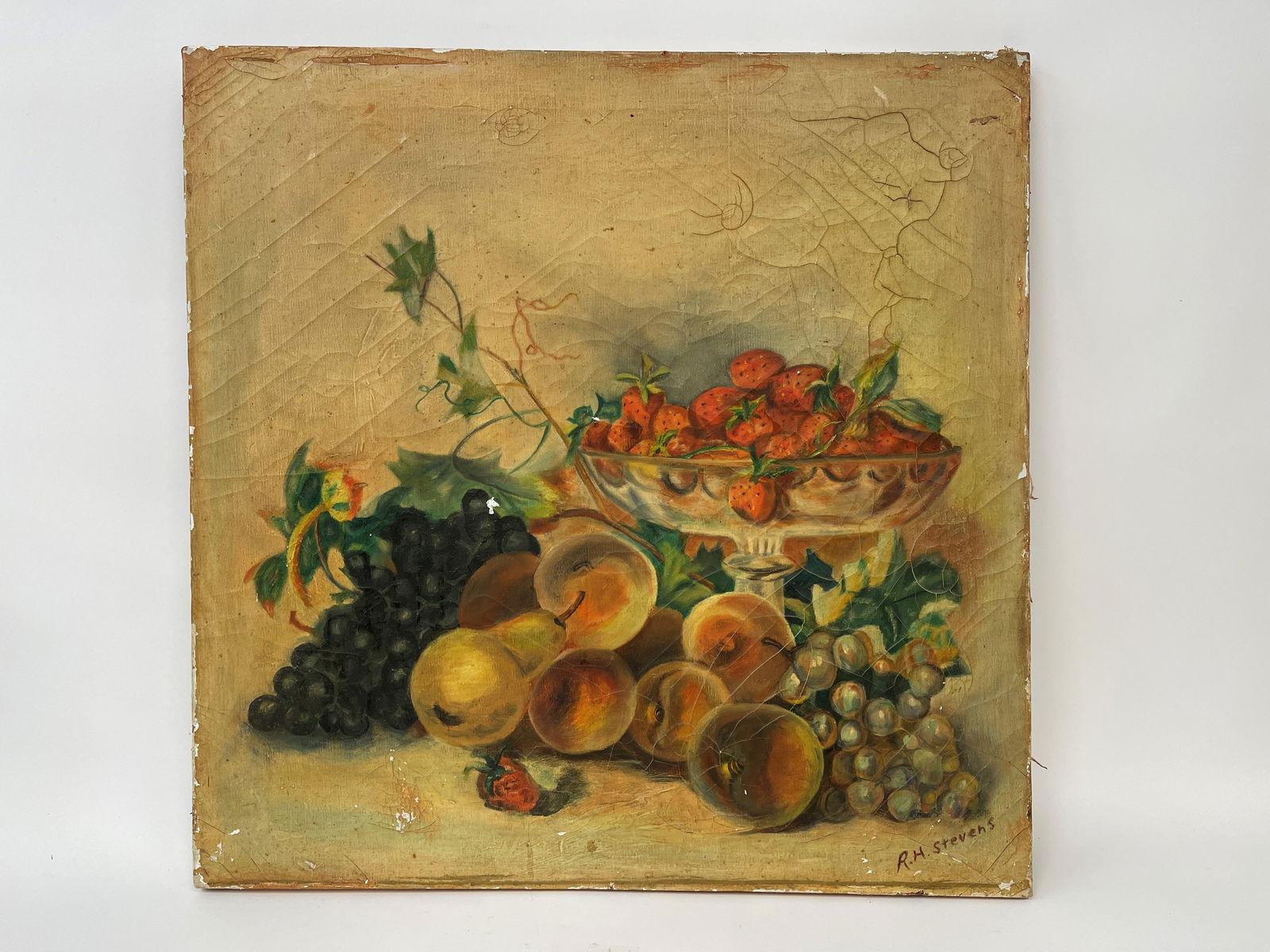 RH STEVENS FRUIT PAINTING (1 of 3)