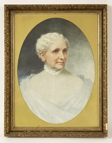 ELIZABETH PANKHURST CHALKWARE ON PAPER