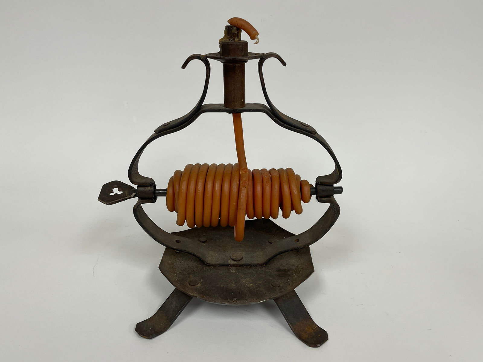 HUGE COUNTRY FORGED IRON WAX JACK (1 of 5)