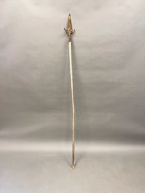 16TH C - 17TH C  PILGRIM FORGED IRON MILITARY HALBERD
