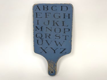 BLUE ALPHABET TEACHING BOARD