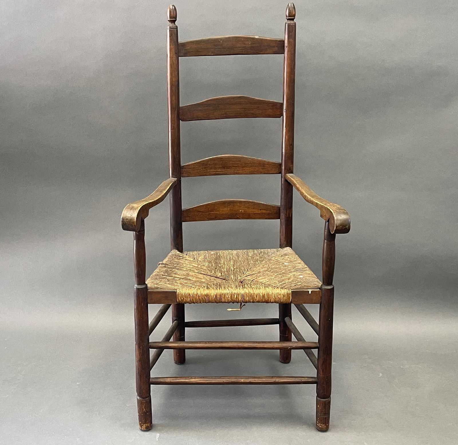 EARLY LADDER BACK ARM CHAIR (1 of 3)