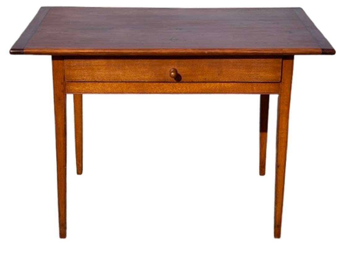 EARLY 19THC PINE & CHERRY FEDERAL TABLE/ DESK (1 of 5)