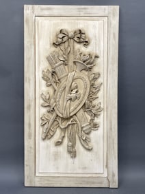 WOODEN CARVED ARCHITECTURAL PANEL