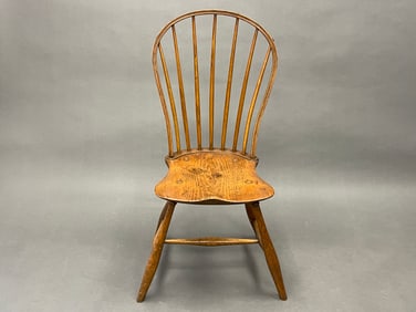 18TH C BOWBACK WINDSOR SIDE CHAIR