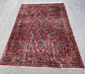 LARGE ANTIQUE ESTATE RUG, ROOM SIZE