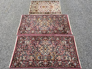 GROUPING OF THREE ESTATE RUGS