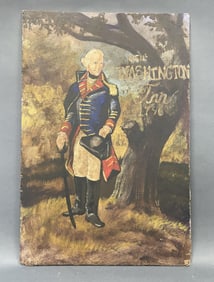 GEORGE WASHINGTON INN PAINTING 1796