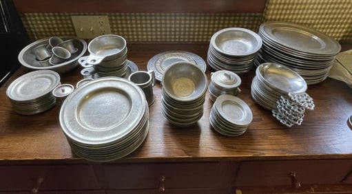 LARGE GROUPING OF WILTON PEWTER