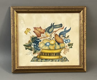 THEOREM PAINTING BIRD WITH FRUIT