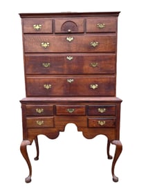 A FINE 18THC PHILADELPHIA QUEEN ANNE HIGHBOY