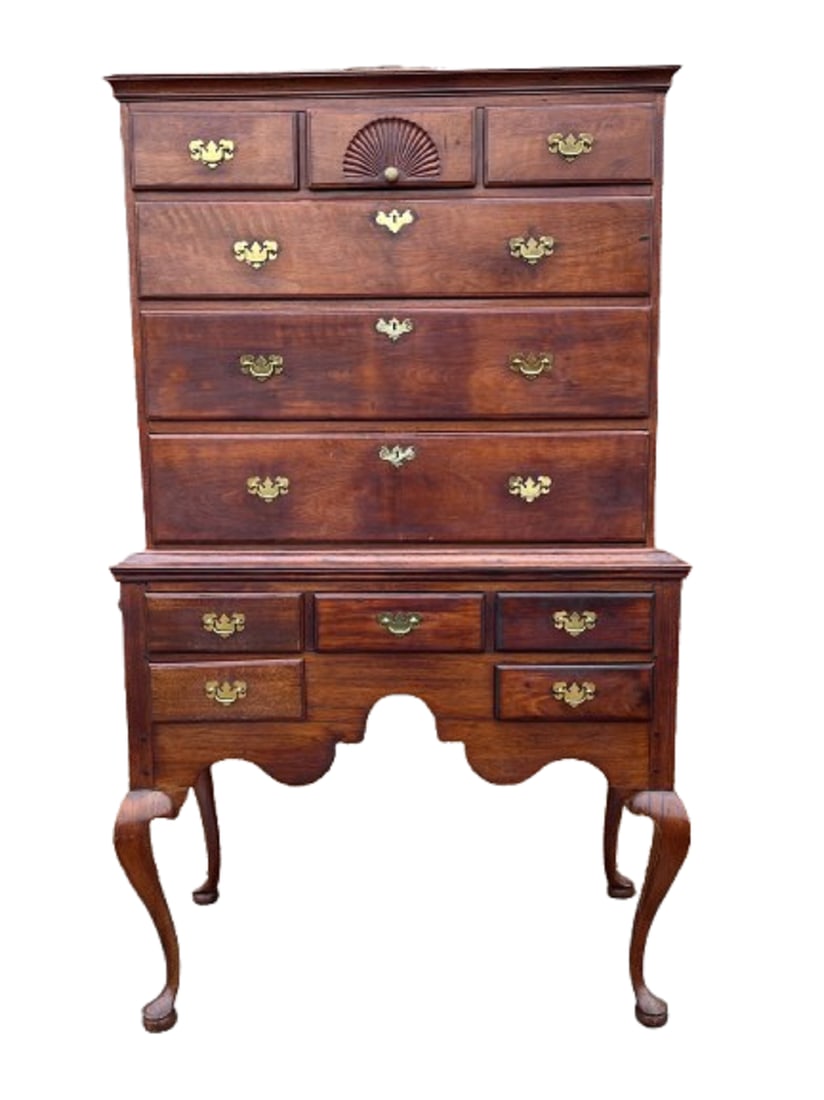 A FINE 18THC PHILADELPHIA QUEEN ANNE HIGHBOY (1 of 7)