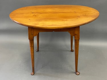CLASSIC RHODE ISLAND QUEEN ANNE OVAL TABLE TOP