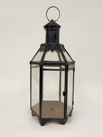 SHEET IRON EARLY DECORATIVE LANTERN