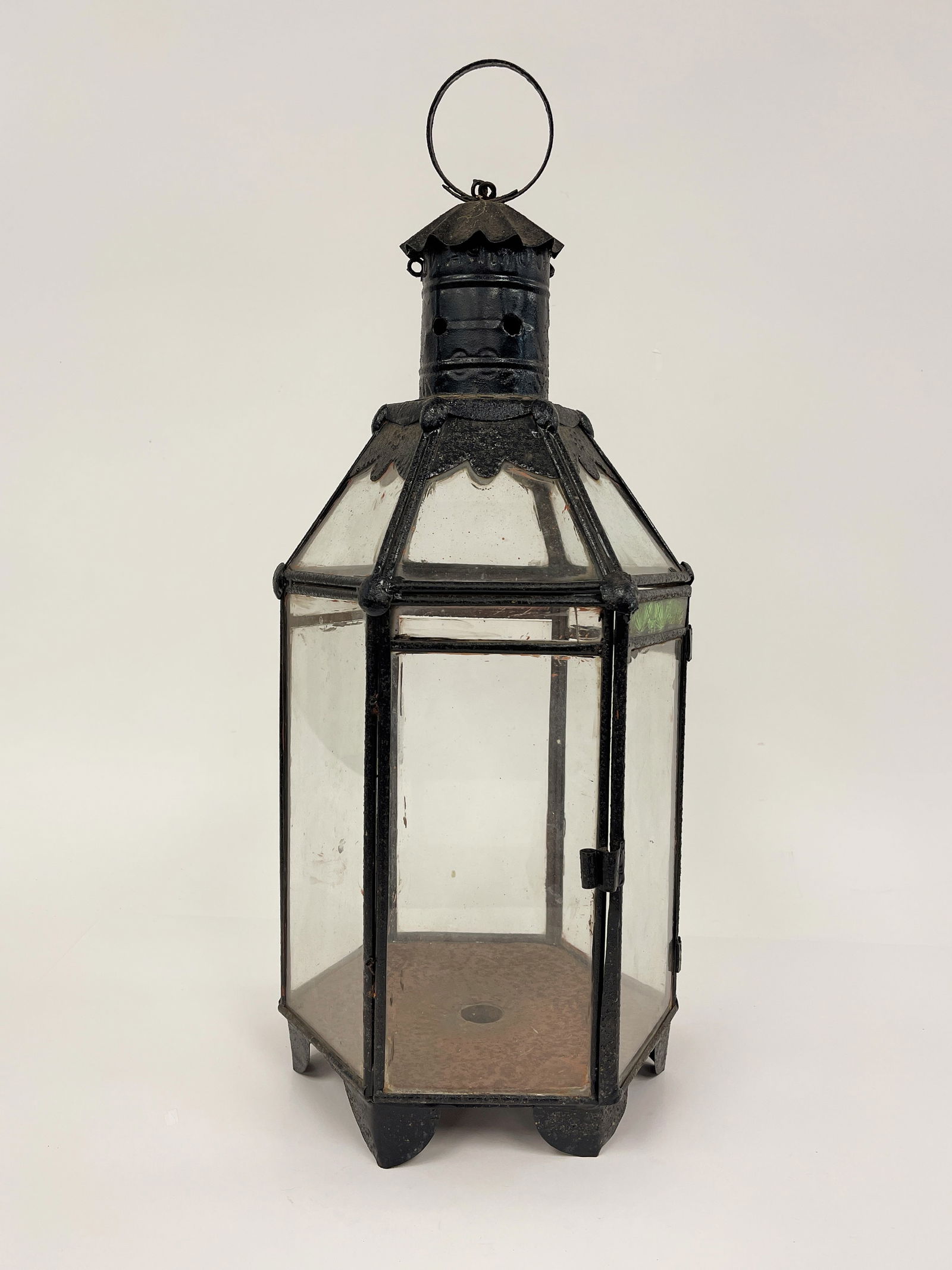 SHEET IRON EARLY DECORATIVE LANTERN (1 of 5)