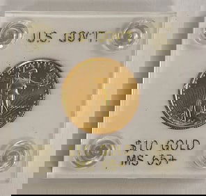 US GOVT 10 DOLLAR GOLD COIN MS65+