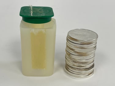 TWENTY SILVER EAGLE COINS 1985