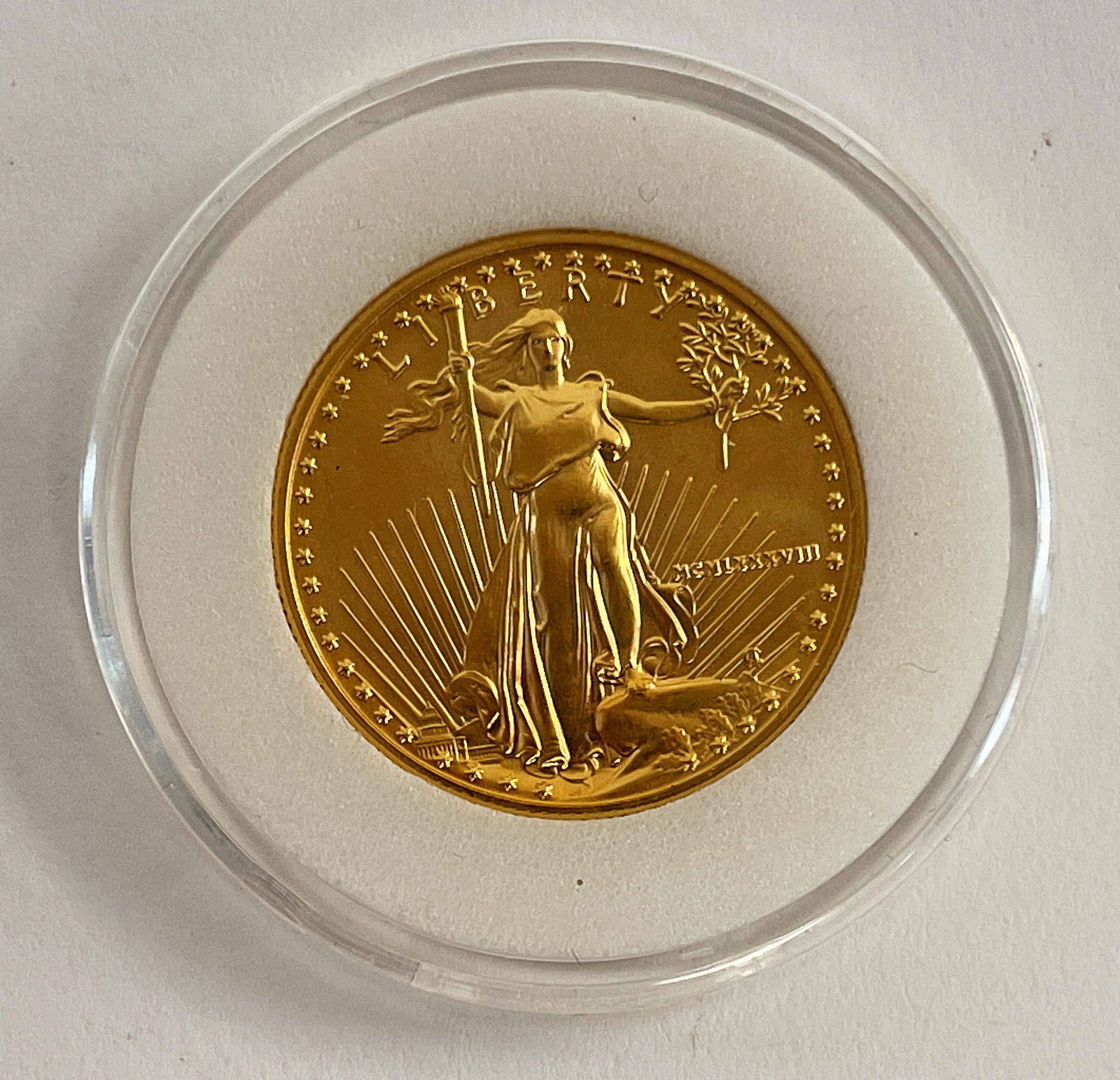 1/2 OZ AMERICAN EAGLE GOLD COIN (1 of 2)