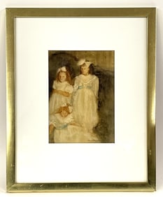 IMPRESSIONISTIC OIL ON BOARD