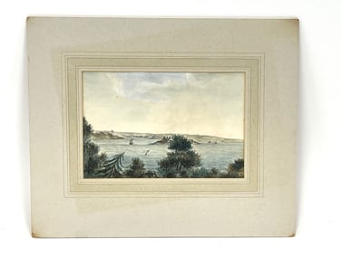 18th C. MILITARY WATERCOLOR. c. 1796