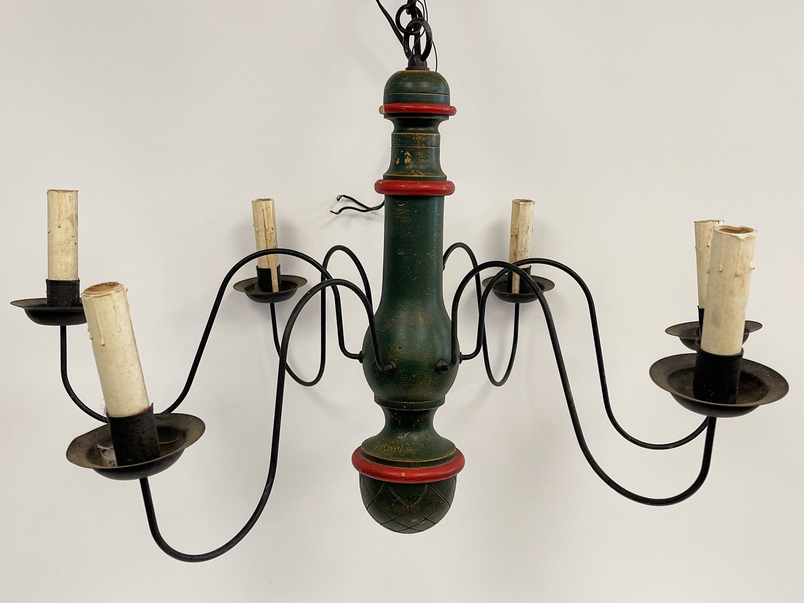 TIN & WOOD LANTERN: TIN & WOOD LANTERN 18" T X 26" W