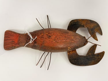 FOLK ART PAINTED FISH DECOY