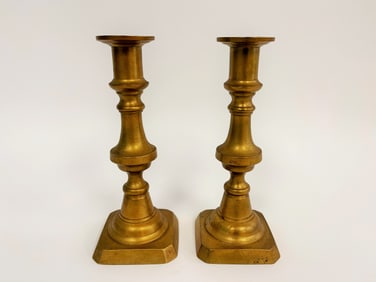 PAIR OF EARLY CANDLESTICKS