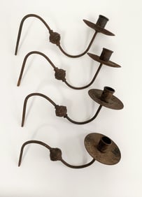 SET OF FOUR CHANDELIER ARMS