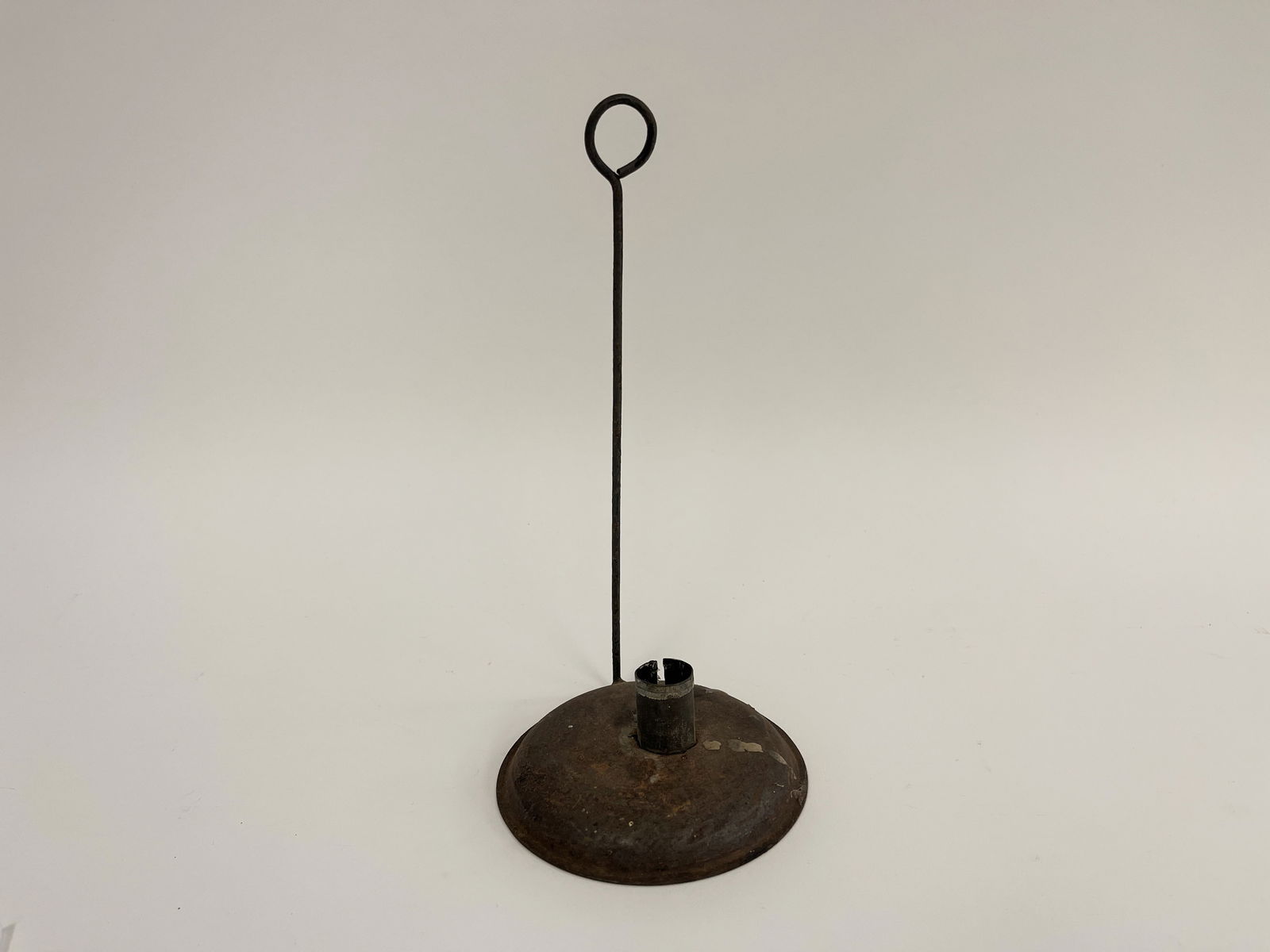 RARE ROD LOOPED CANDLEHOLDER (1 of 2)