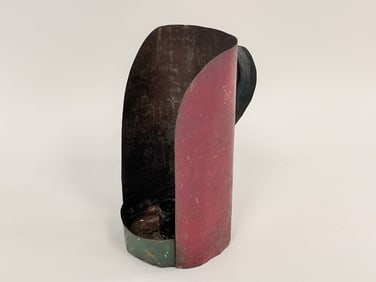 HANDLED SHIELDBACK CHAMBERSTICK