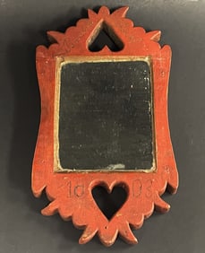 SMALL RED MIRROR