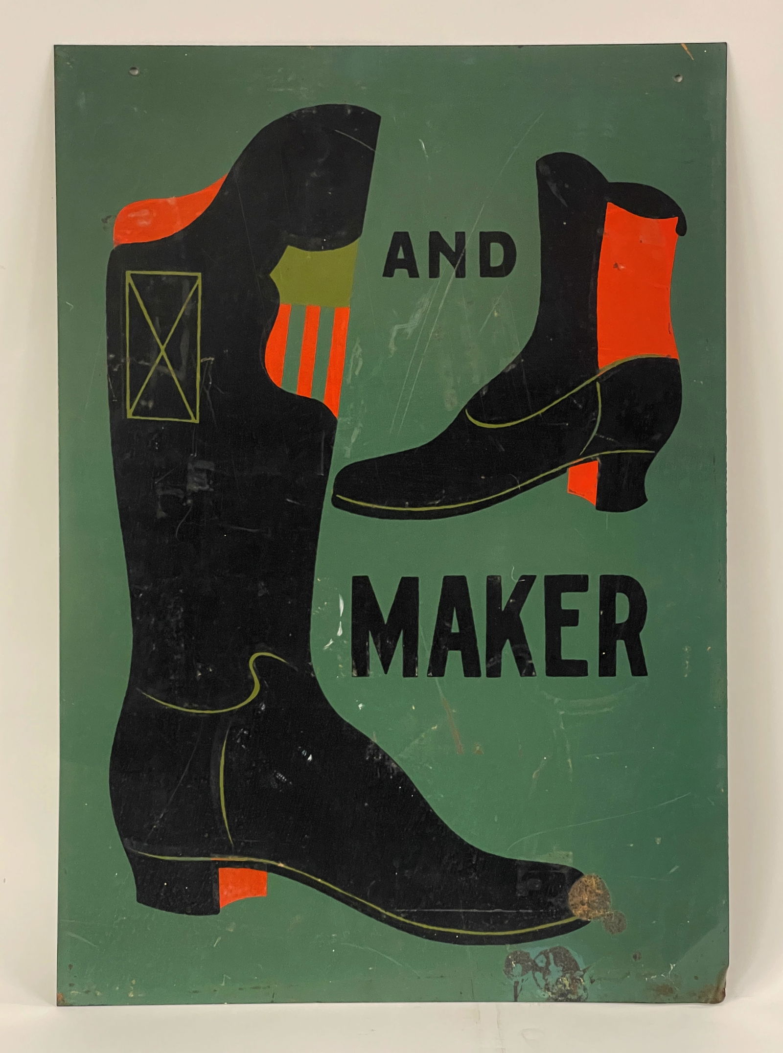 BOOTMAKER TRADE SIGN (1 of 2)