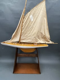 SHIP MODEL WITH STAND