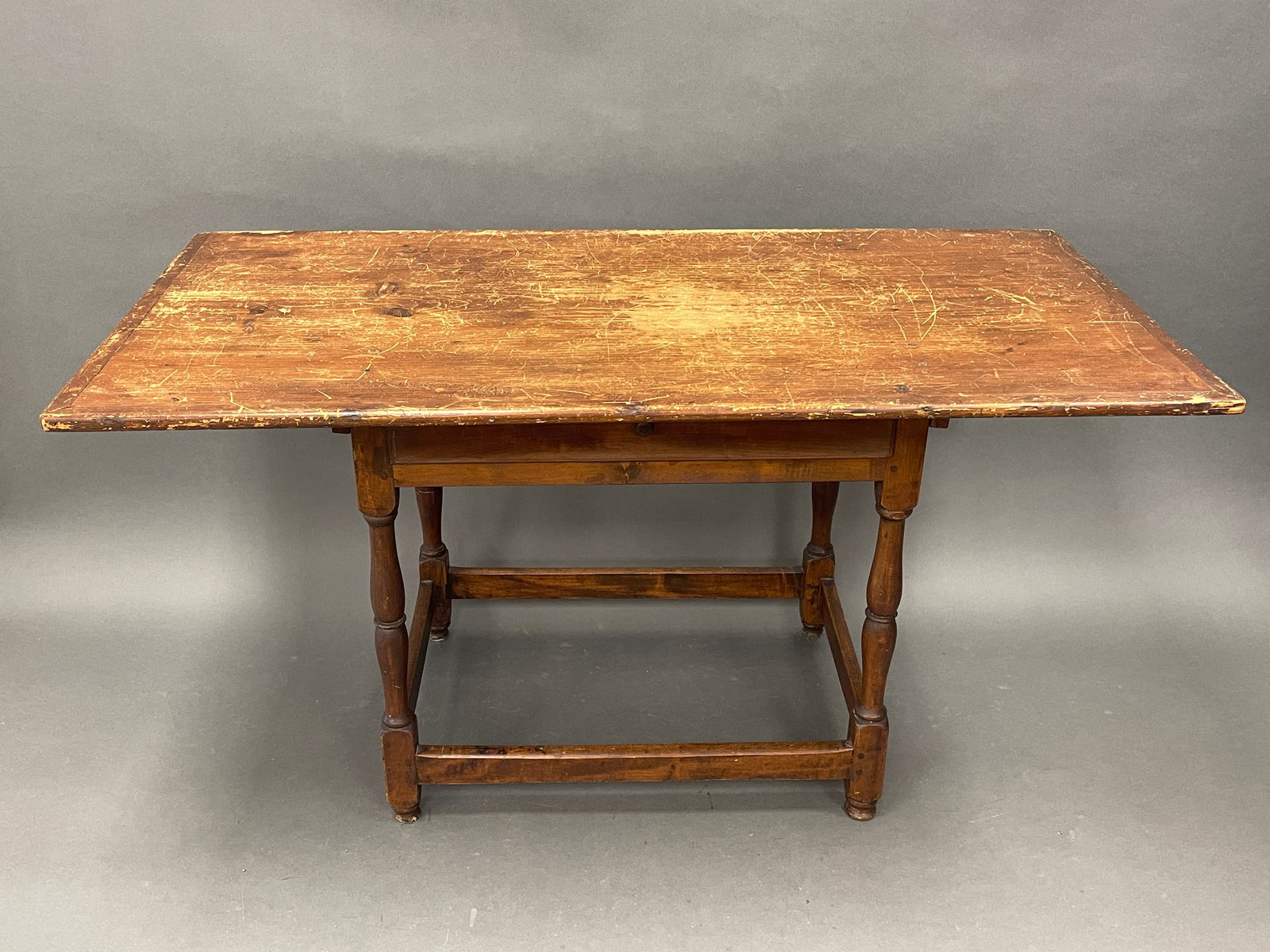 18TH C PRIMITIVE TAVERN TABLE (1 of 8)
