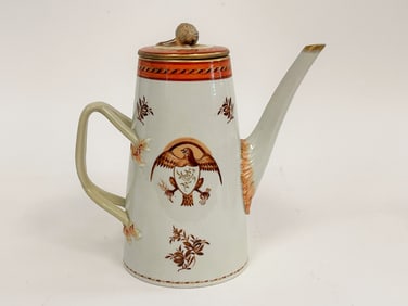 CHINESE EXPORT PORCELAIN EAGLE DECORATIONS