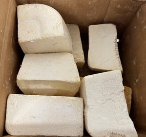 GROUP OF EARLY ATTIC DISCOVERED HANDMADE SOAP