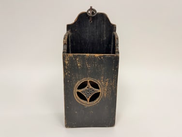 WALL BOX , ORIGINAL BLUE PAINT