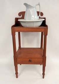 WASHSTAND W/ BOWL & PITCHER