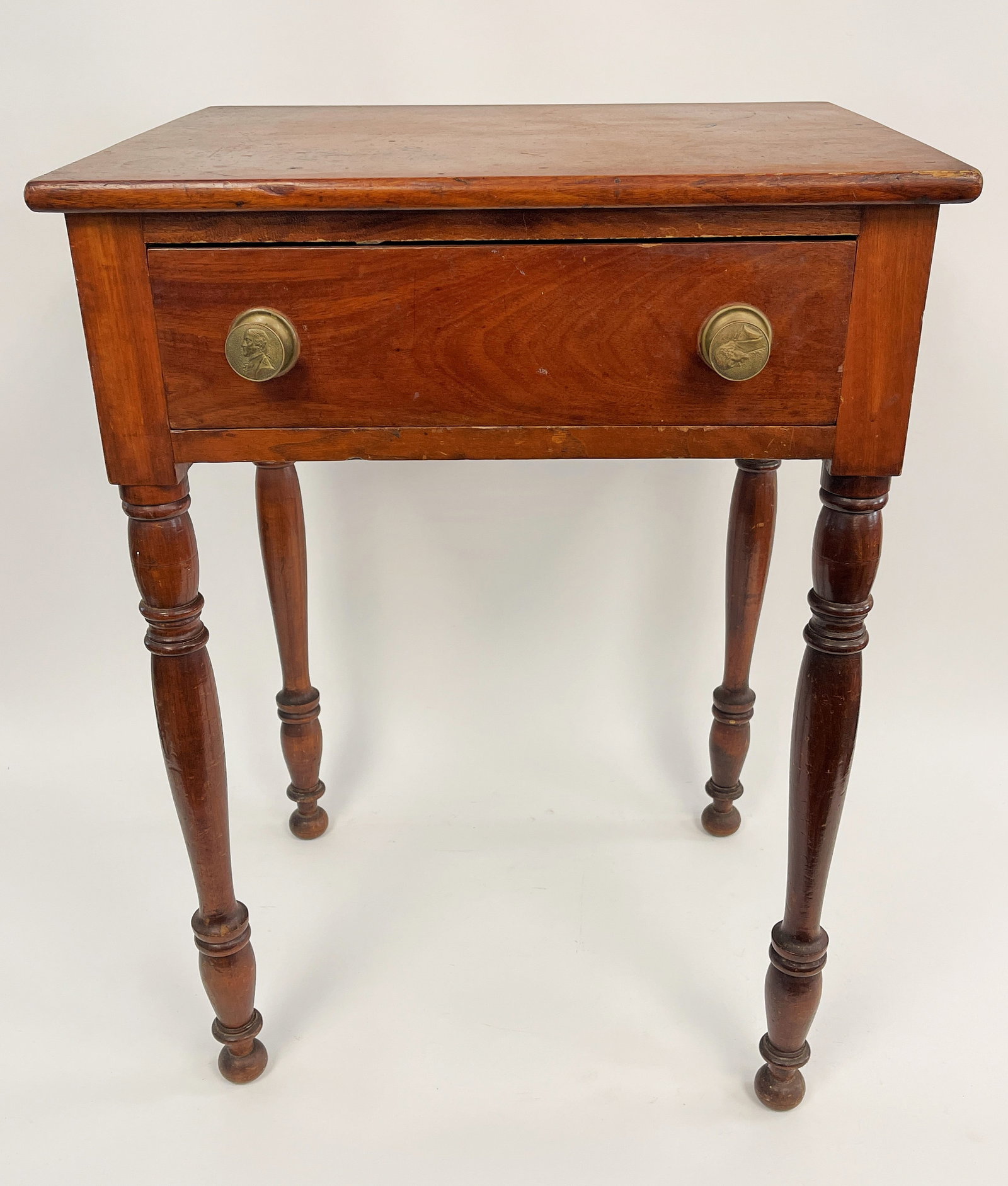 ONE DRAWER STAND 19TH C: ONE DRAWER STAND 19TH C 20" X 17" X 19"