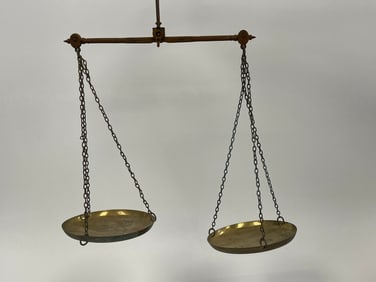 BRASS & WHITESMITH FORGED GOLD SCALE