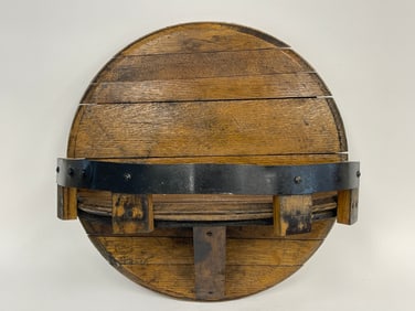 OAK BARREL SHELF