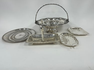 GROUPING OF FINE MISC SILVER PLATED ITEMS