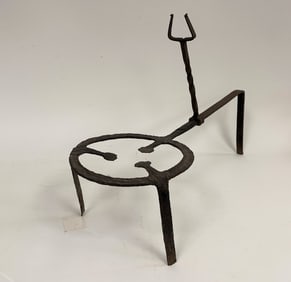 18TH C IRON TRIVET