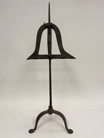 FORGED IRON QUEEN ANNE BASED BELL BROILER (LARK SPIT)
