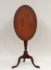 MAHOGANY SNAKE FOOTED TILT TOP